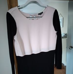 Club Monaco long sleeve wool dress